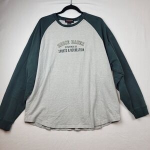 Eddie‎ Bauer Raglan Long Sleeve Shirt Mens XL Sport Department Sports Recreation